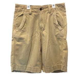 American Eagle Lunger Length Khaki Shorts Size 30